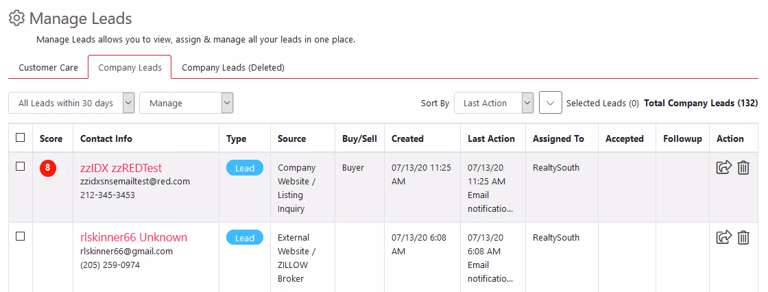July Release - ManageLeads2