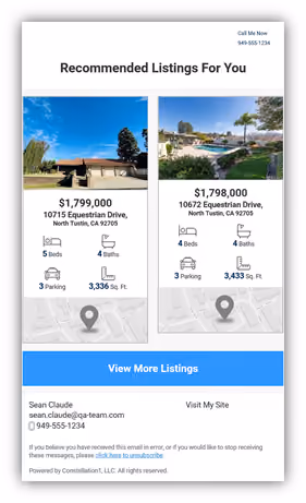 Recommended Properties Screenshot