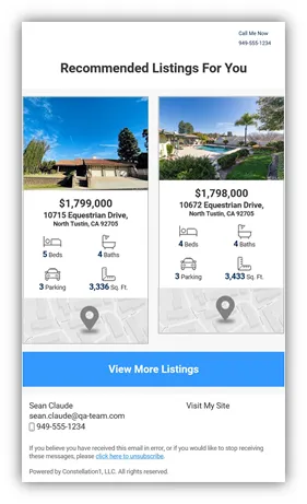 Recommended Properties Screenshot