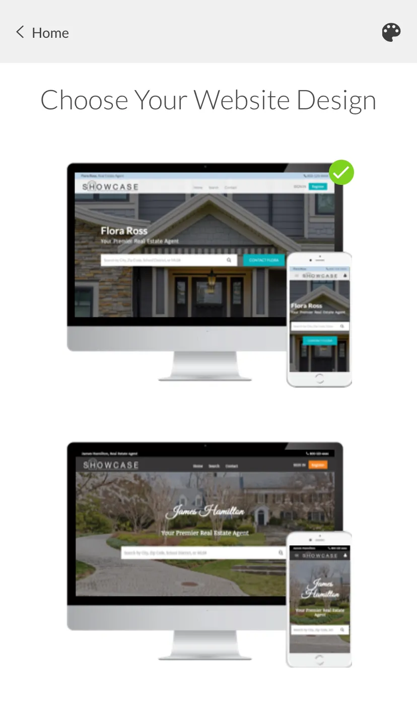 Constellation1 Websites - Choose a design
